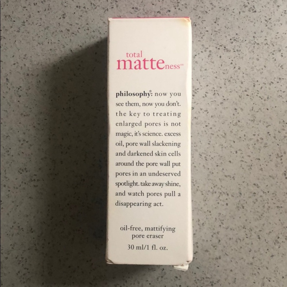 Philosophy total matteness